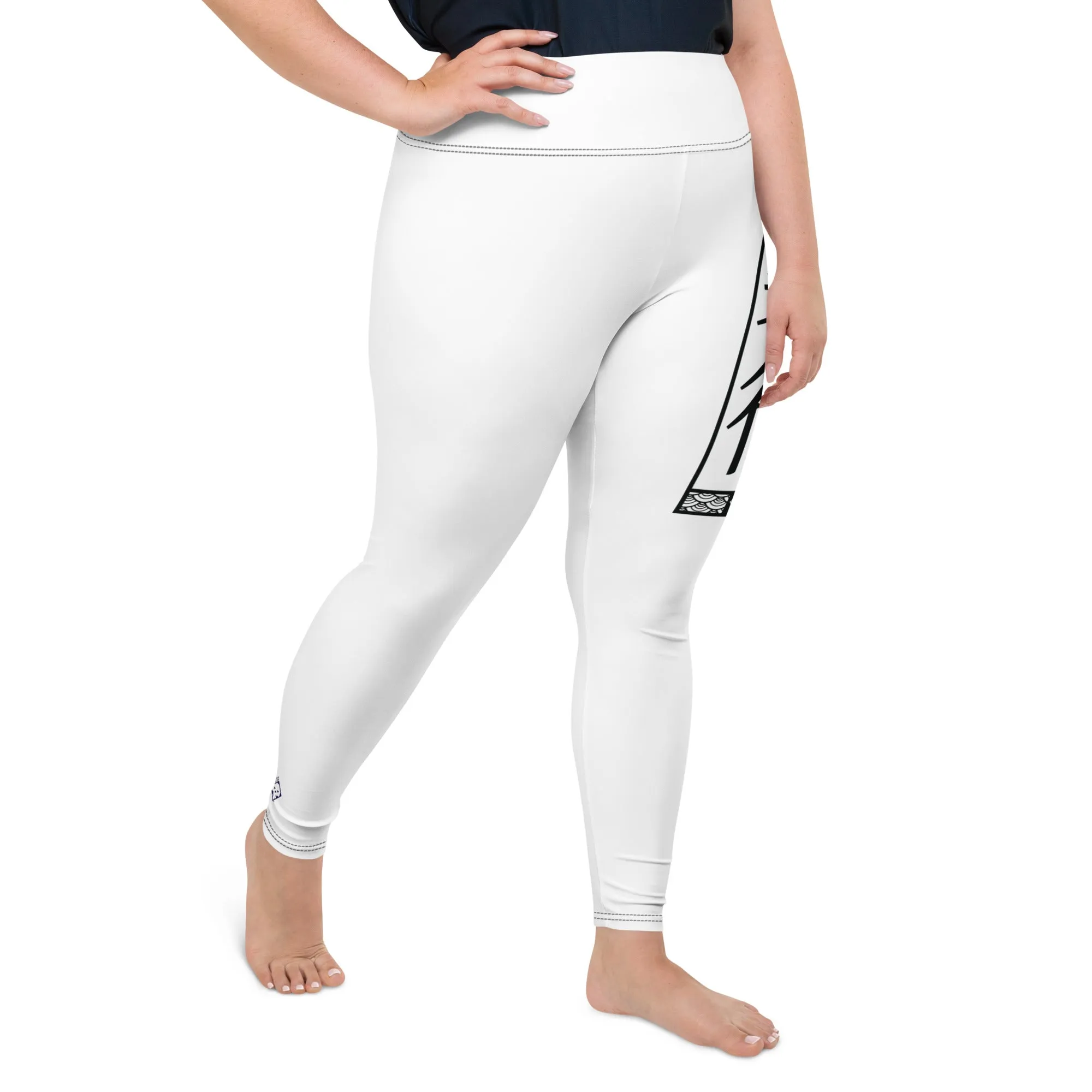 Women's Plus Size Yoga Pants Workout Leggings For Jiu Jitsu 016 - Snow