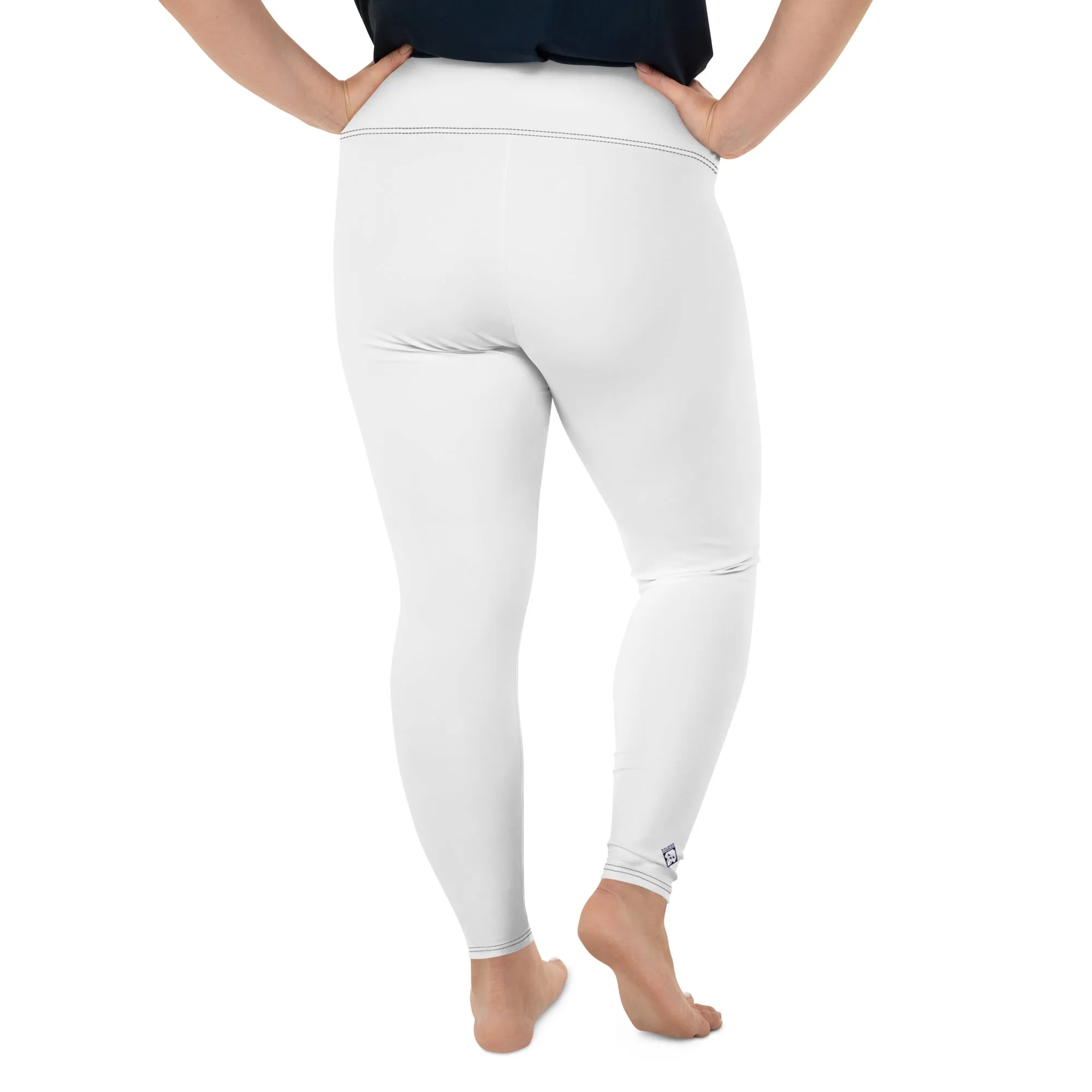 Women's Plus Size Yoga Pants Workout Leggings For Jiu Jitsu 016 - Snow