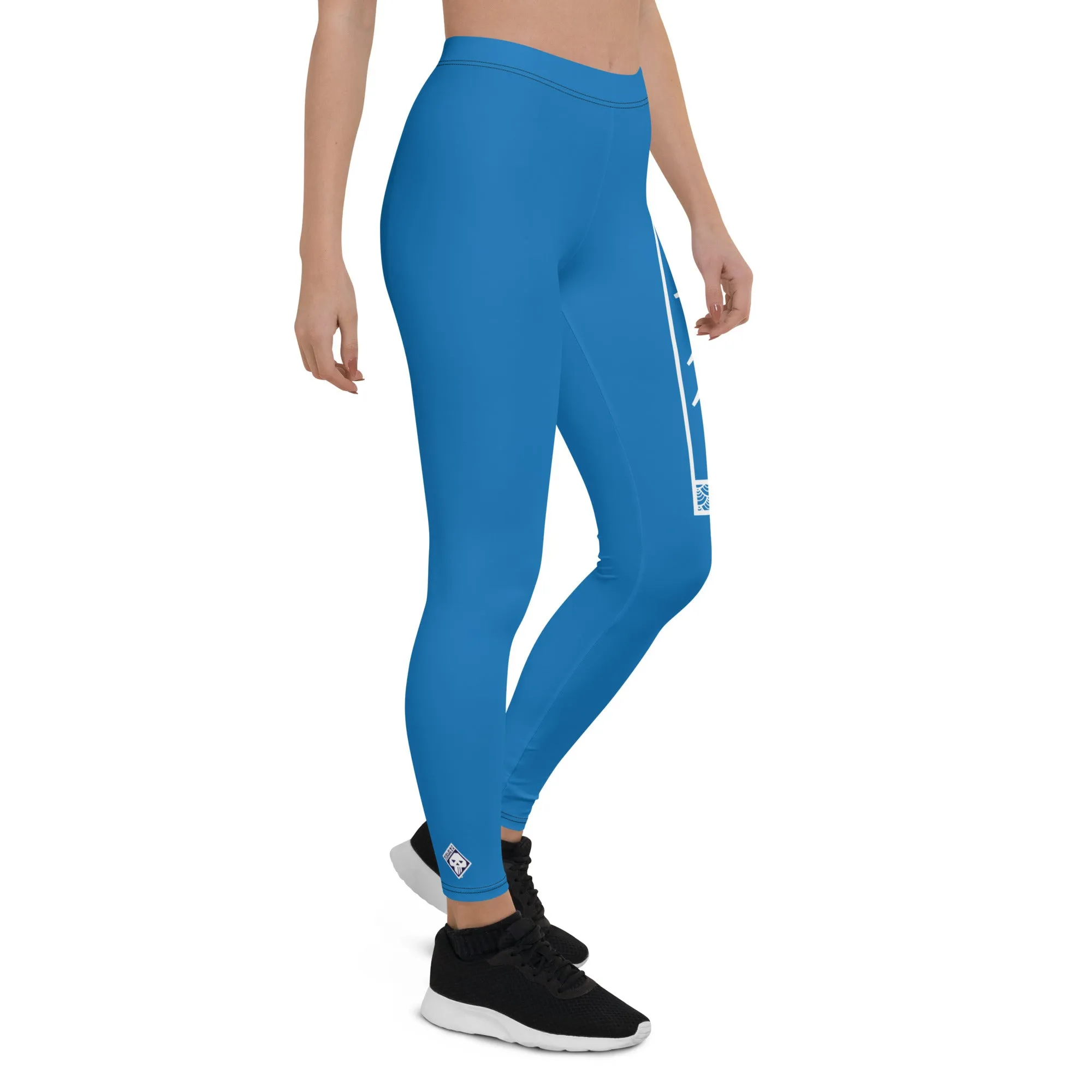 Women's Yoga Pants Workout Leggings For Jiu Jitsu 004 - Azul