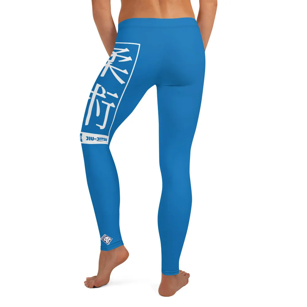 Women's Yoga Pants Workout Leggings For Jiu Jitsu 004 - Azul