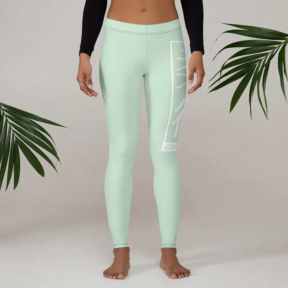 Women's Yoga Pants Workout Leggings For Jiu Jitsu 011 - Surf Crest