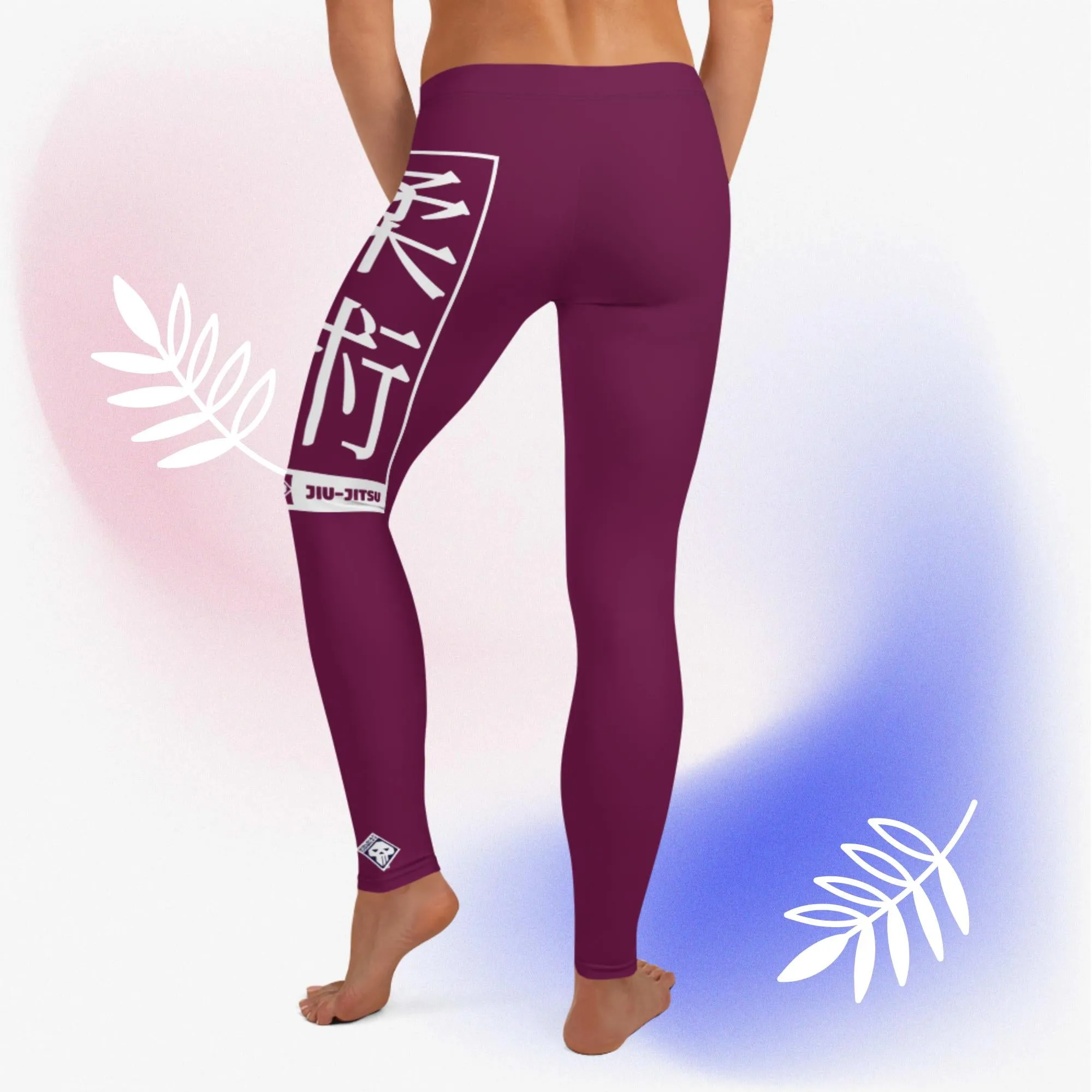 Women's Yoga Pants Workout Leggings For Jiu Jitsu 013 - Tyrian Purple