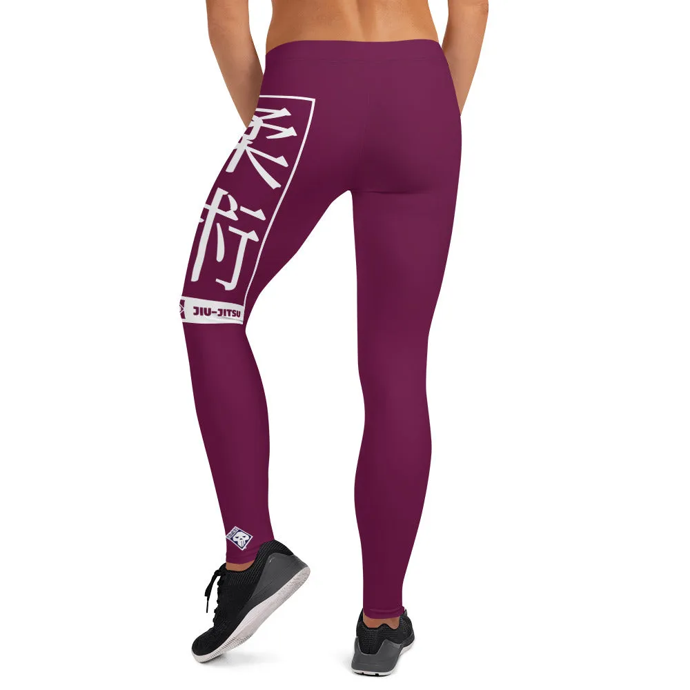 Women's Yoga Pants Workout Leggings For Jiu Jitsu 013 - Tyrian Purple