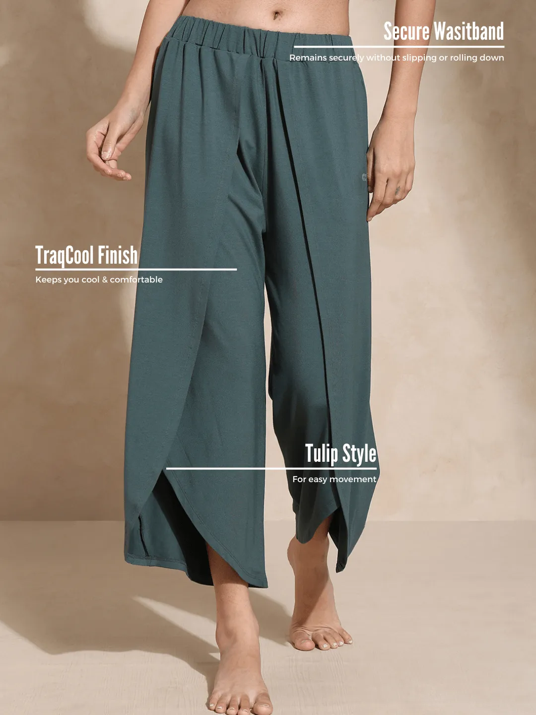 Yoga Tulip Pants Pine Green